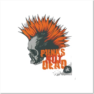 Punk Not Dead Skull Edition Posters and Art